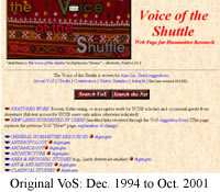 Old VoS: Dec. 1994 to Oct. 2001